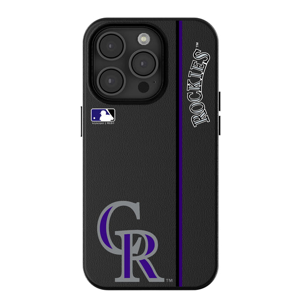 Colorado Rockies Sidebar iPhone MagSafe Compatible Phone Case