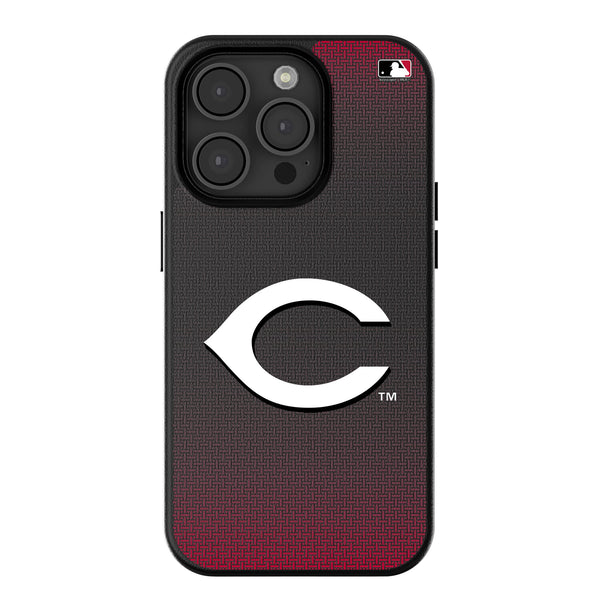 Cincinnati Reds Linen iPhone MagSafe Compatible Phone Case for Apple iPhone