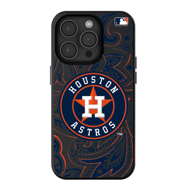 Houston Astros Paisley iPhone MagSafe Compatible Phone Case for Apple iPhone