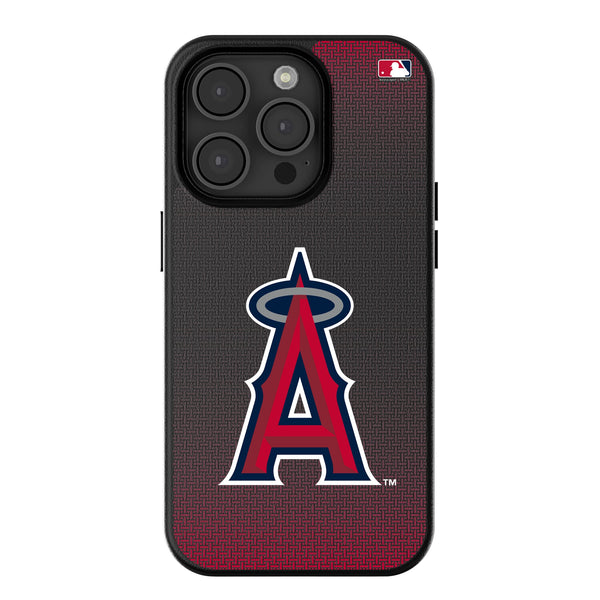 Los Angeles Angels Linen iPhone MagSafe Compatible Phone Case for Apple iPhone