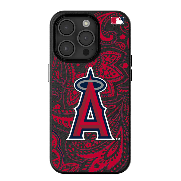 Los Angeles Angels Paisley iPhone MagSafe Compatible Phone Case for Apple iPhone