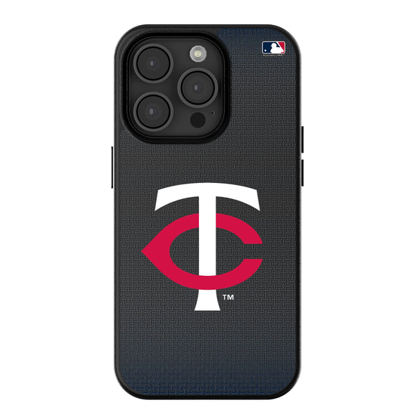 Minnesota Twins Linen iPhone MagSafe Compatible Phone Case for Apple iPhone