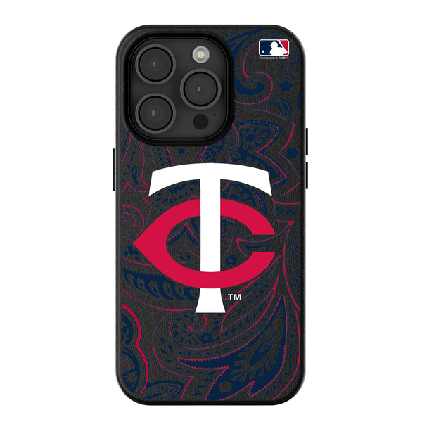 Minnesota Twins Paisley iPhone MagSafe Compatible Phone Case for Apple iPhone