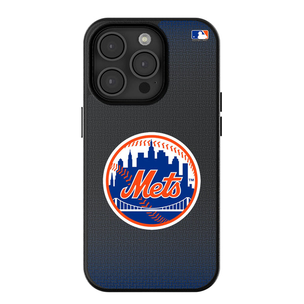 New York Mets Linen iPhone MagSafe Compatible Phone Case for Apple iPhone