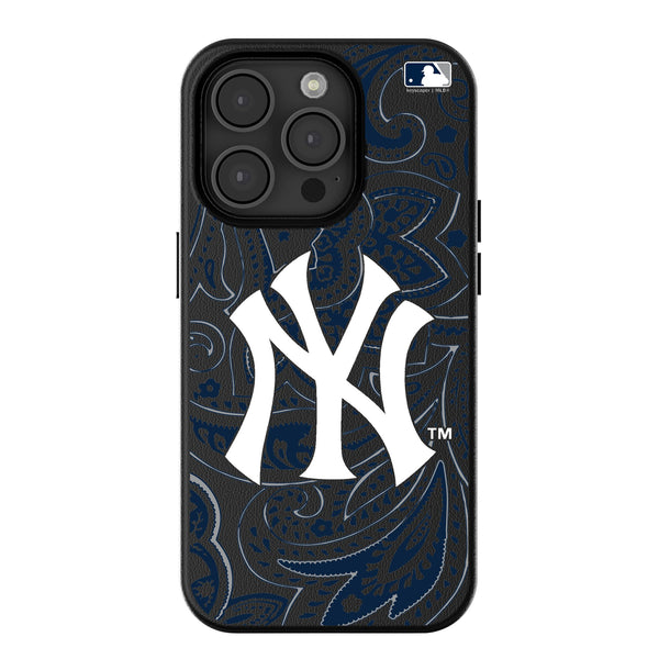 New York Yankees Paisley iPhone MagSafe Compatible Phone Case for Apple iPhone