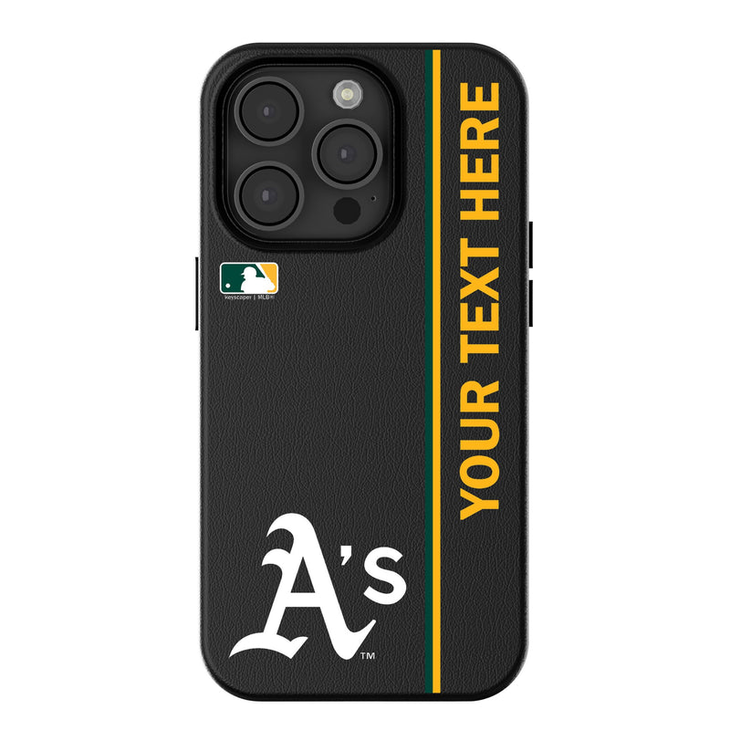 Oakland Athletics Personalized Sidebard iPhone MagSafe Compatible Phone Case for Apple iPhone