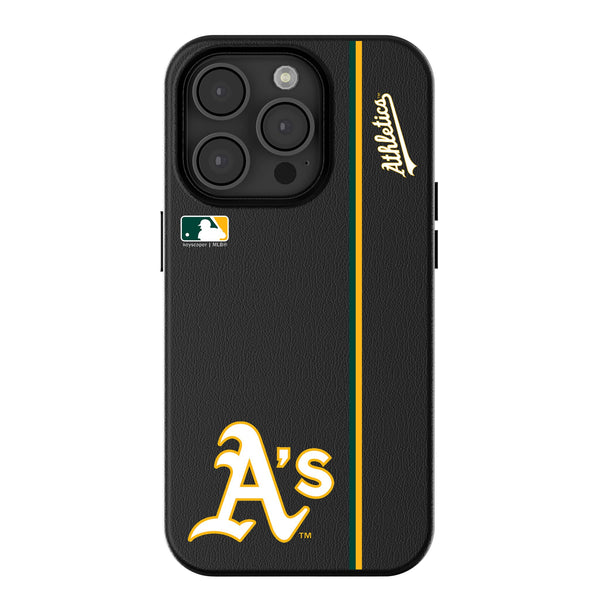Oakland Athletics Sidebar iPhone MagSafe Compatible Phone Case for Apple iPhone
