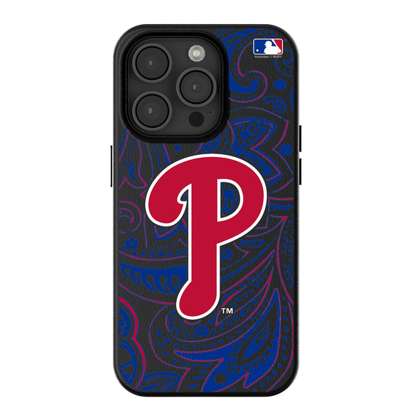 Philadelphia Phillies Paisley iPhone MagSafe Compatible Phone Case for Apple iPhone