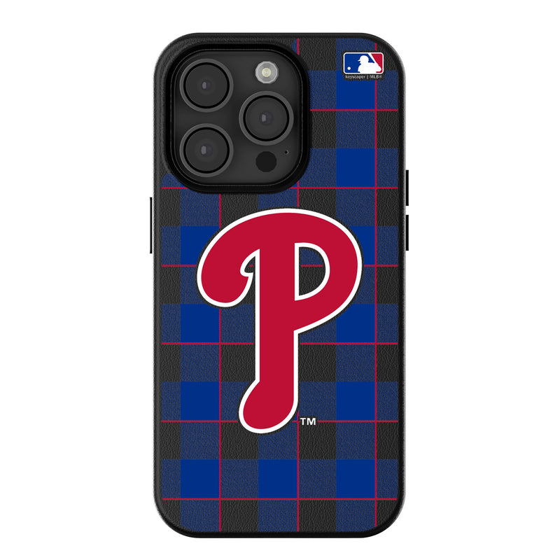 Philadelphia Phillies Plaid iPhone MagSafe Compatible Phone Case for Apple iPhone