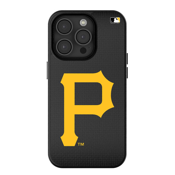 Pittsburgh Pirates Linen iPhone MagSafe Compatible Phone Case for Apple iPhone