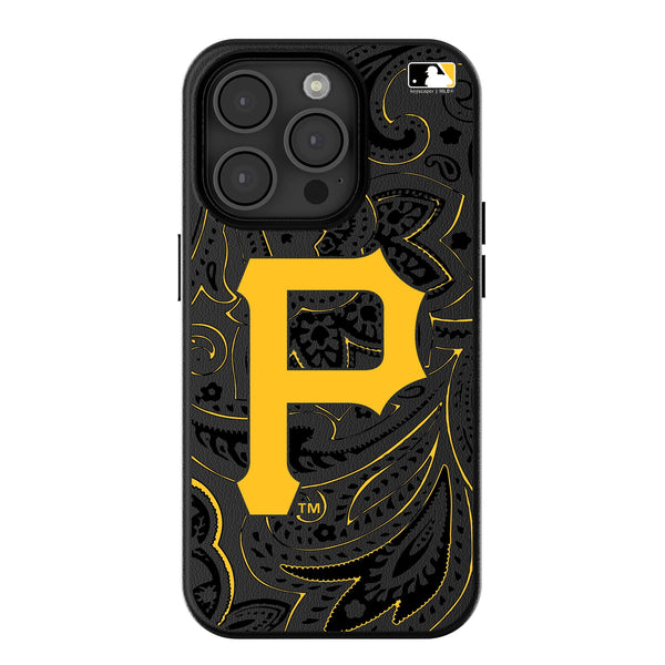 Pittsburgh Pirates Paisley iPhone MagSafe Compatible Phone Case for Apple iPhone