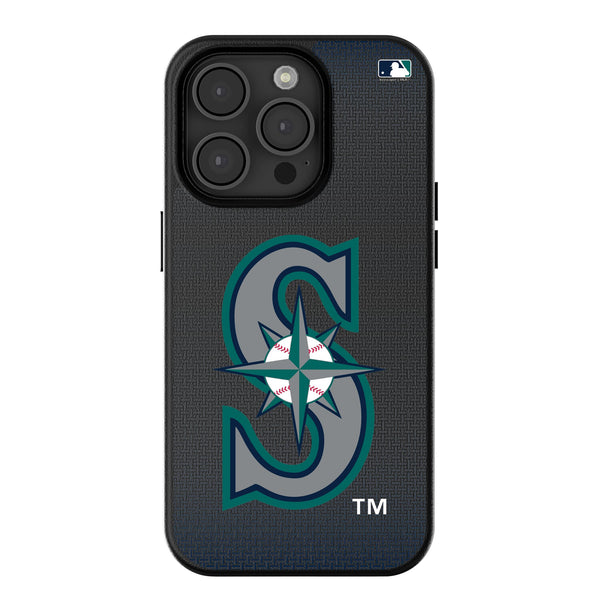 Seattle Mariners Linen iPhone MagSafe Compatible Phone Case for Apple iPhone