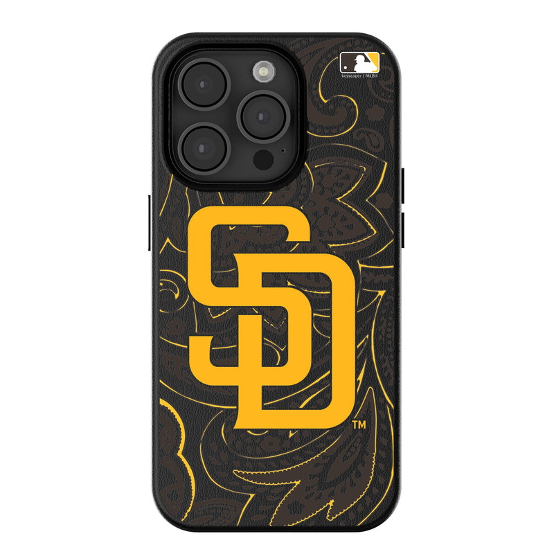San Diego Padres Paisley iPhone MagSafe Compatible Phone Case for Apple iPhone