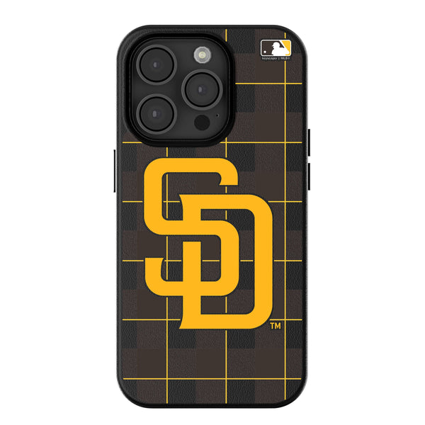 San Diego Padres Plaid iPhone MagSafe Compatible Phone Case for Apple iPhone