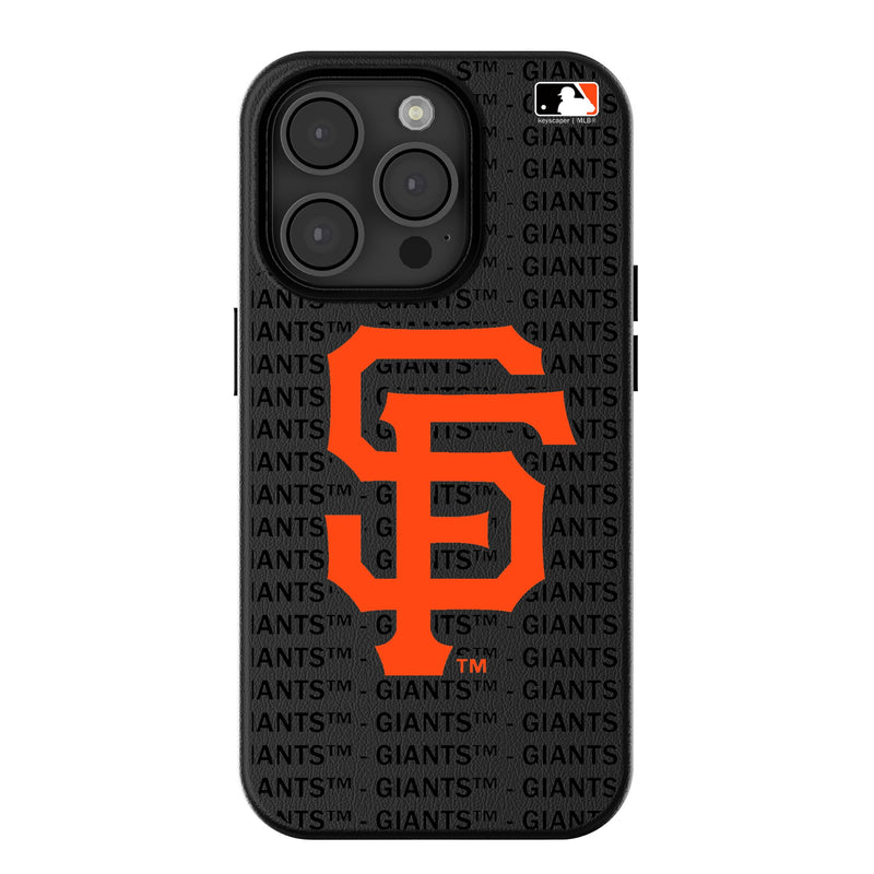 San Francisco Giants Text Backdrop iPhone MagSafe Compatible Phone Case for Apple iPhone