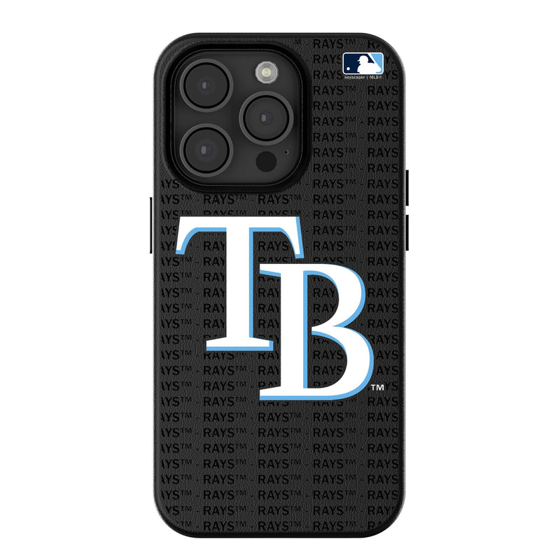 Tampa Bay Rays Text Backdrop iPhone MagSafe Compatible Phone Case for Apple iPhone