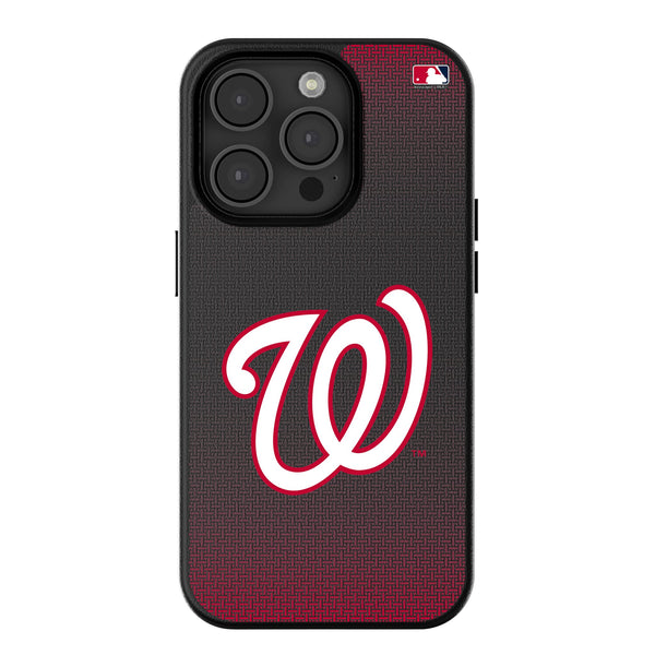 Washington Nationals Linen iPhone MagSafe Compatible Phone Case for Apple iPhone