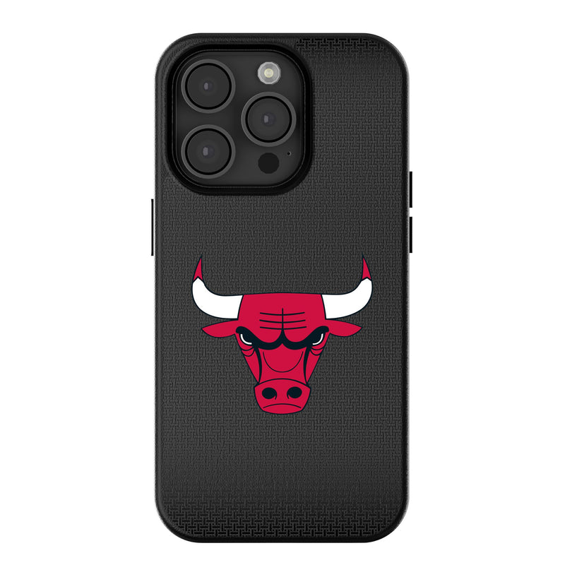 Chicago Bulls Linen iPhone MagSafe Compatible Phone Case