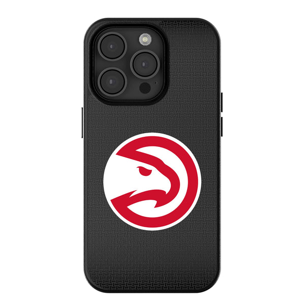 Atlanta Hawks Linen iPhone MagSafe Compatible Phone Case for Apple iPhone