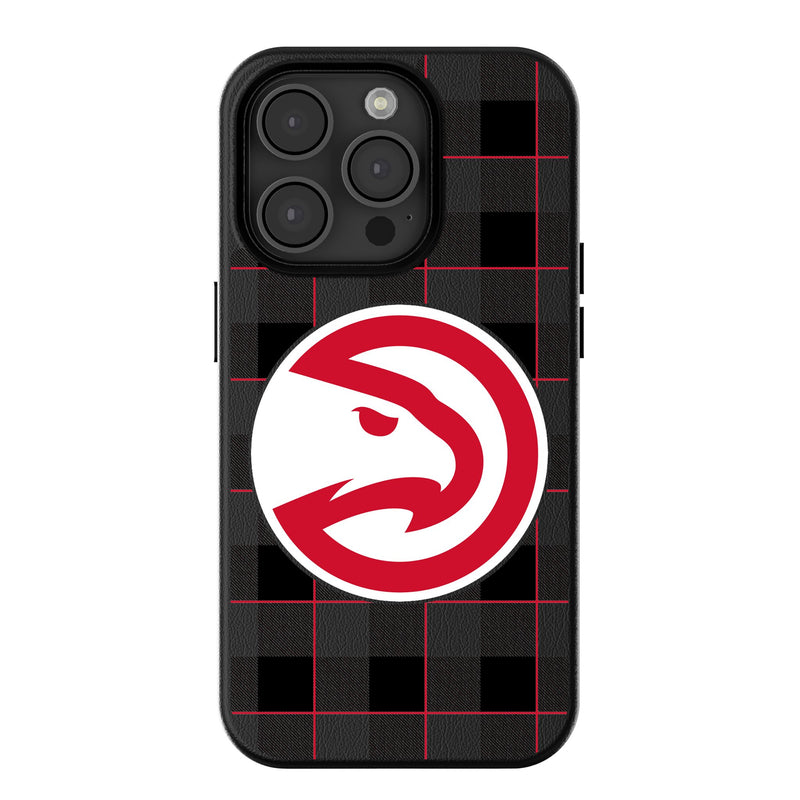 Atlanta Hawks Plaid iPhone MagSafe Compatible Phone Case for Apple iPhone