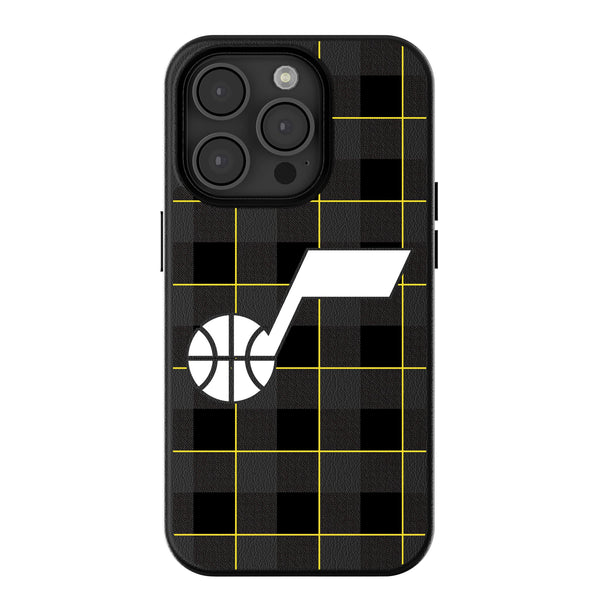 Utah Jazz Plaid iPhone MagSafe Compatible Phone Case