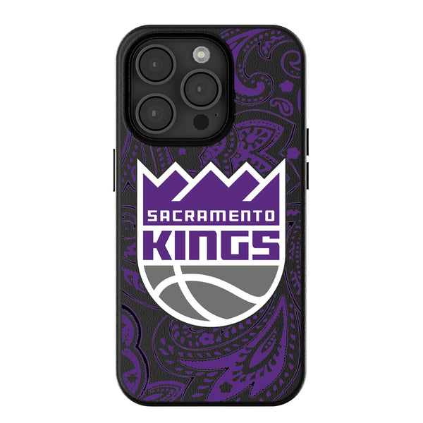 Sacramento Kings Paisley iPhone MagSafe Compatible Phone Case