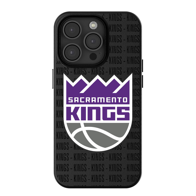 Sacramento Kings Text Backdrop iPhone MagSafe Compatible Phone Case for Apple iPhone