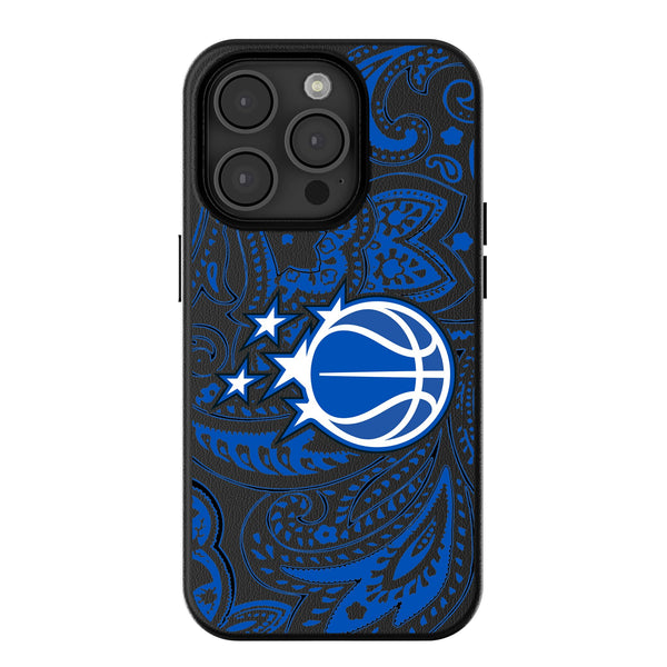 Orlando Magic Paisley iPhone MagSafe Compatible Phone Case for Apple iPhone