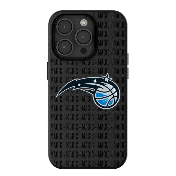 Orlando Magic Text Backdrop iPhone MagSafe Compatible Phone Case for Apple iPhone