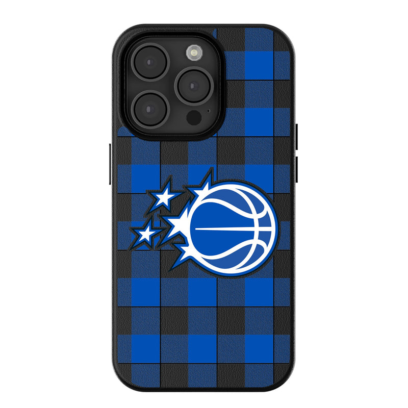 Orlando Magic Plaid iPhone MagSafe Compatible Phone Case for Apple iPhone