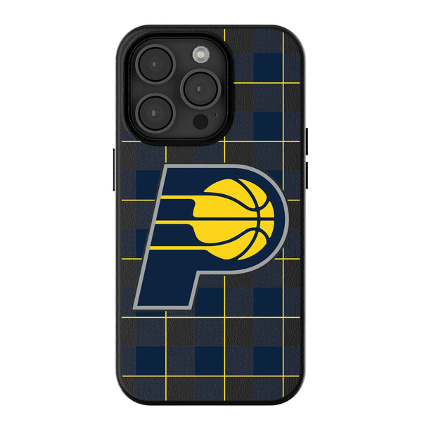 Indiana Pacers Plaid iPhone MagSafe Compatible Phone Case for Apple iPhone