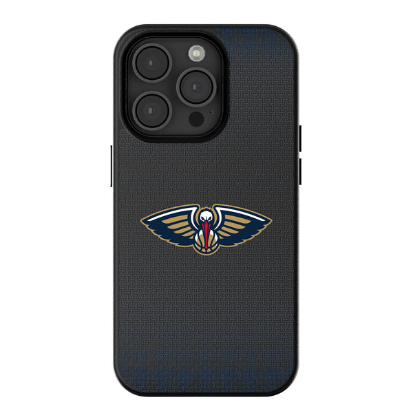 New Orleans Pelicans Linen iPhone MagSafe Compatible Phone Case for Apple iPhone