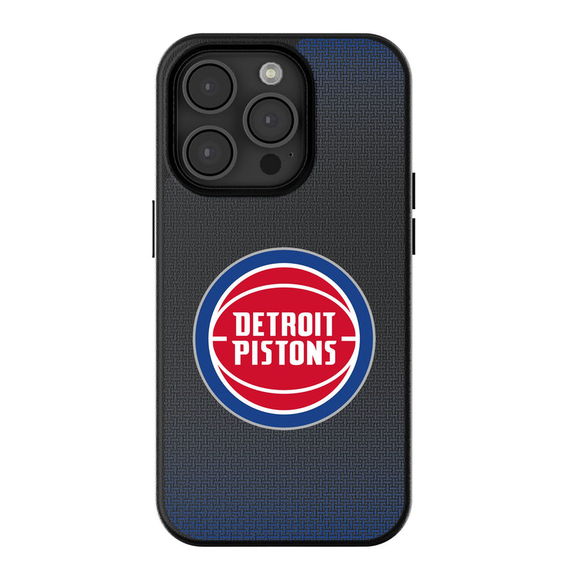 Detroit Pistons Linen iPhone MagSafe Compatible Phone Case for Apple iPhone