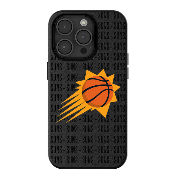 Phoenix Suns Text Backdrop iPhone MagSafe Compatible Phone Case for Apple iPhone