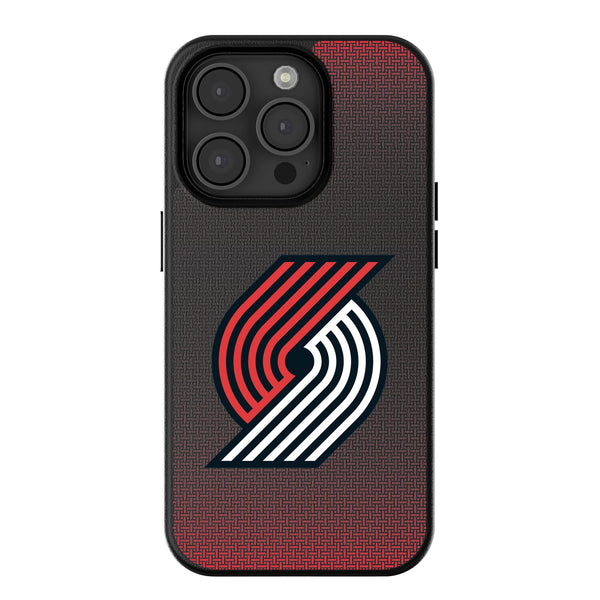 Portland Trail Blazers Linen iPhone MagSafe Compatible Phone Case for Apple iPhone