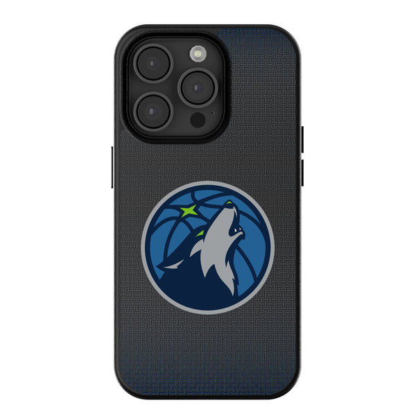 Minnesota Timberwolves Linen iPhone MagSafe Compatible Phone Case for Apple iPhone
