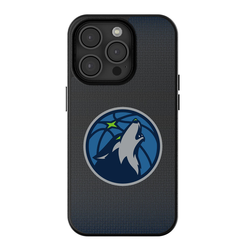 Minnesota Timberwolves Linen iPhone MagSafe Compatible Phone Case for Apple iPhone
