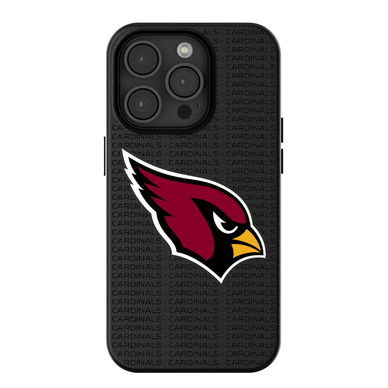 Arizona Cardinals Text Backdrop iPhone MagSafe Compatible Phone Case for Apple iPhone