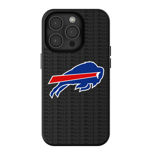 Buffalo Bills Text Backdrop iPhone MagSafe Compatible Phone Case for Apple iPhone