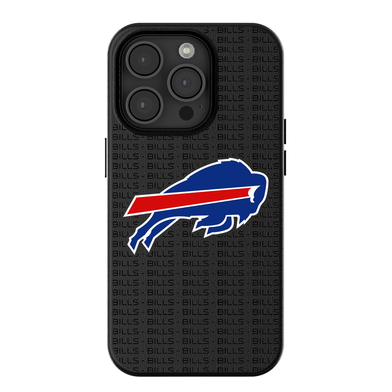 Buffalo Bills Text Backdrop iPhone MagSafe Compatible Phone Case for Apple iPhone