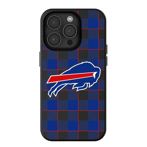 Buffalo Bills Plaid iPhone MagSafe Compatible Phone Case