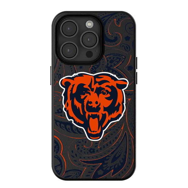 Chicago Bears Paisley iPhone MagSafe Compatible Phone Case for Apple iPhone