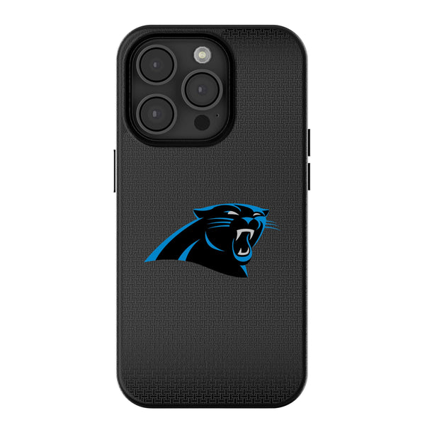Carolina Panthers Linen iPhone MagSafe Compatible Phone Case for Apple iPhone
