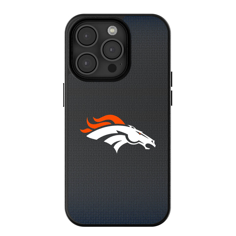 Denver Broncos Linen iPhone MagSafe Compatible Phone Case for Apple iPhone