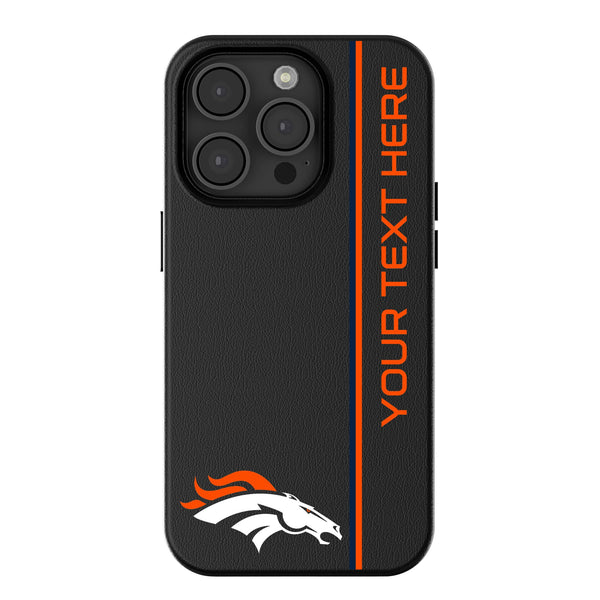 Denver Broncos Personalized Sidebard iPhone MagSafe Compatible Phone Case for Apple iPhone