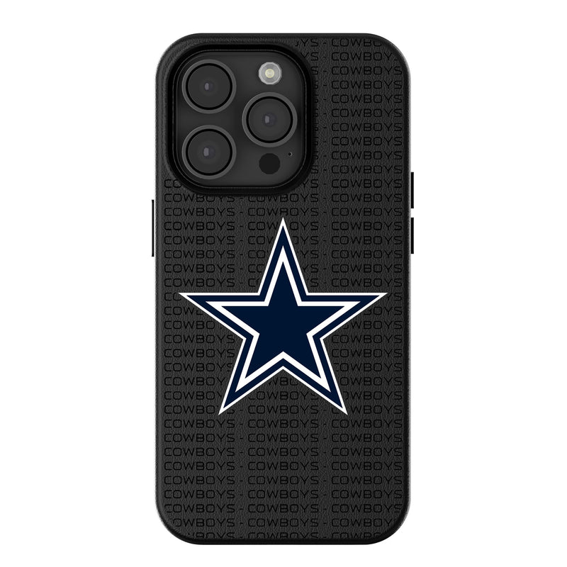 Dallas Cowboys Text Backdrop iPhone MagSafe Compatible Phone Case for Apple iPhone