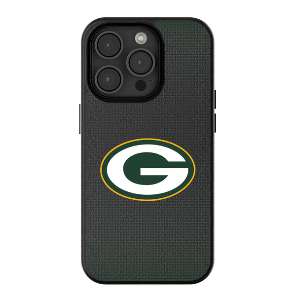 Green Bay Packers Linen iPhone MagSafe Compatible Phone Case for Apple iPhone