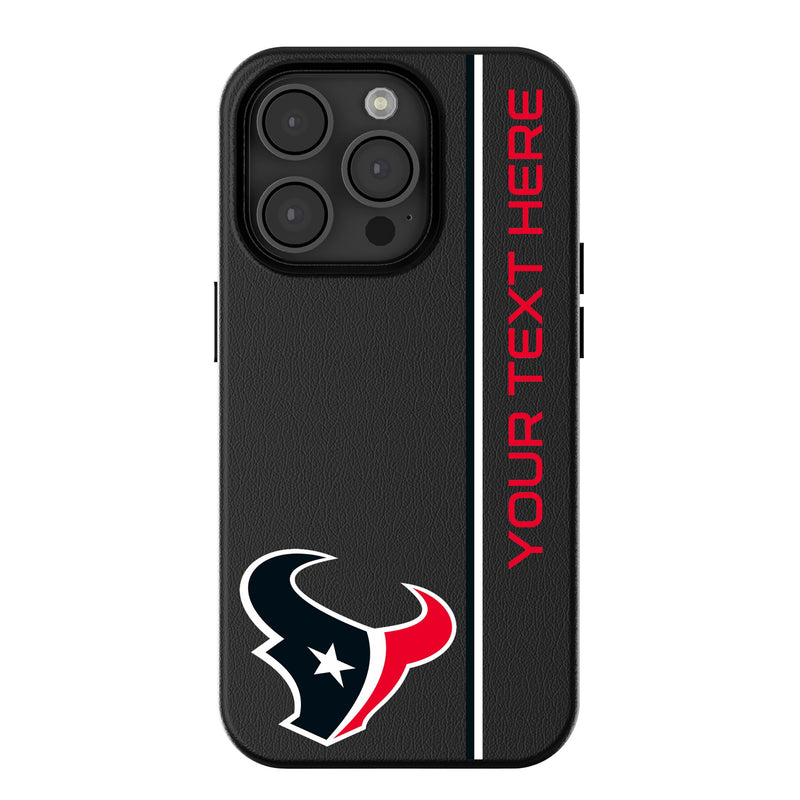 Houston Texans Personalized Sidebard iPhone MagSafe Compatible Phone Case for Apple iPhone