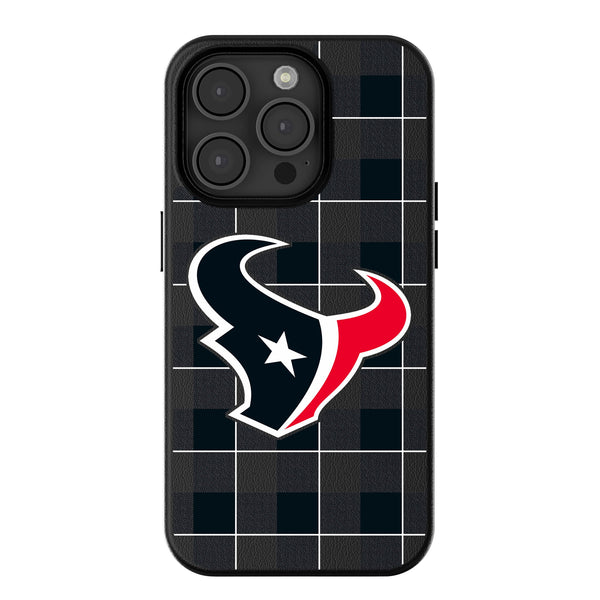 Houston Texans Plaid iPhone MagSafe Compatible Phone Case for Apple iPhone