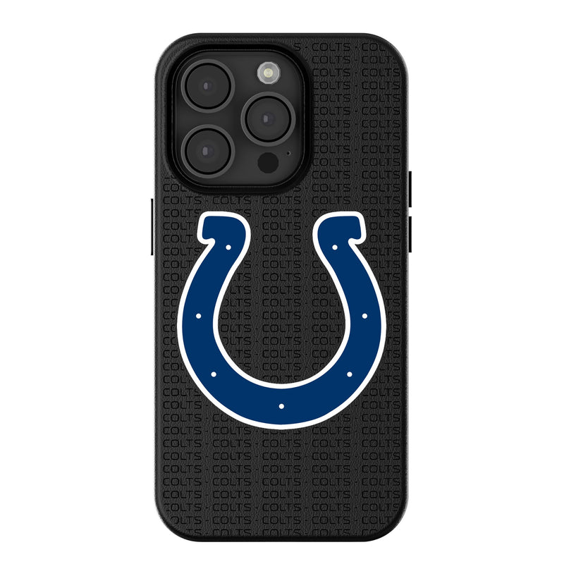 Indianapolis Colts Text Backdrop iPhone MagSafe Compatible Phone Case for Apple iPhone
